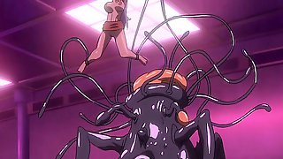 Hentai babe gets caught and fucked by..